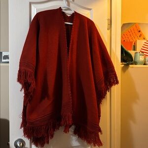 Beautiful Rust Poncho
